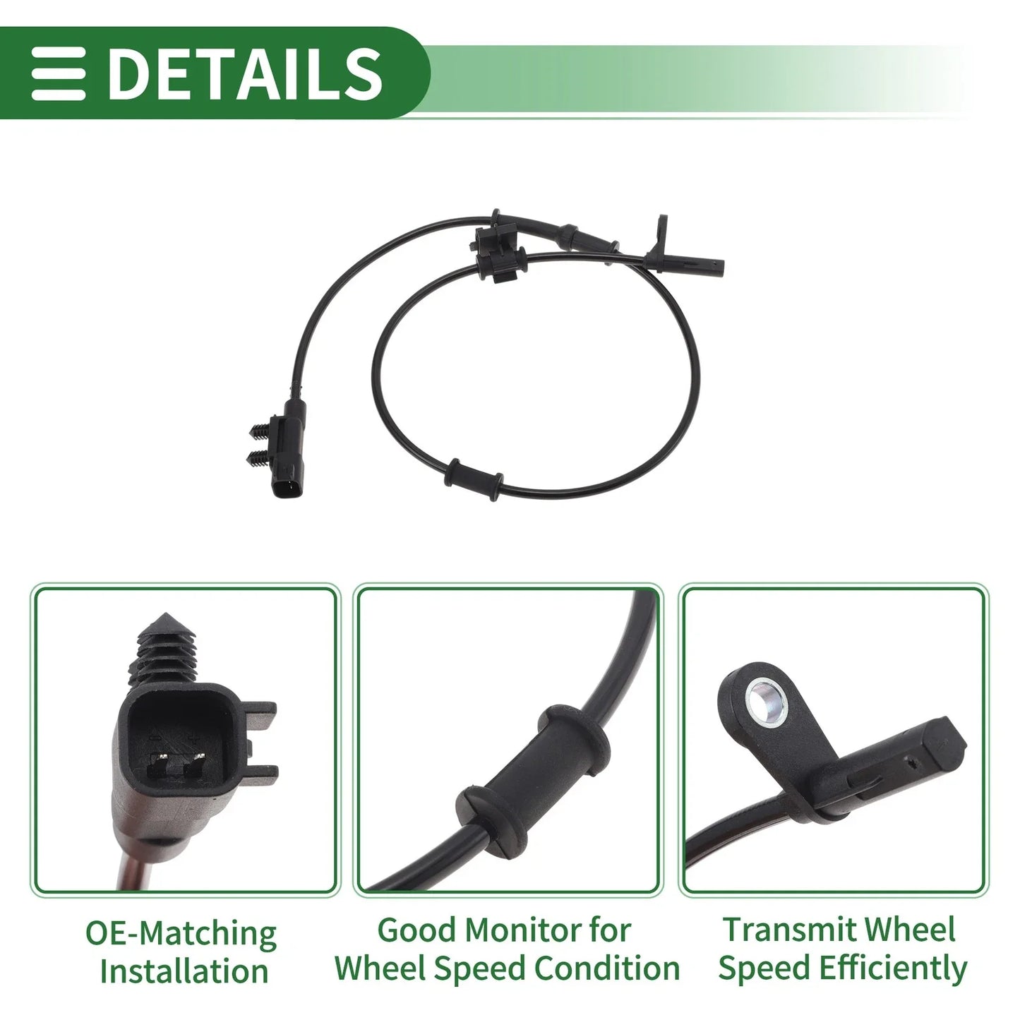 ABS Wheel Speed Sensor for Dodge Challenger (2015-2023)