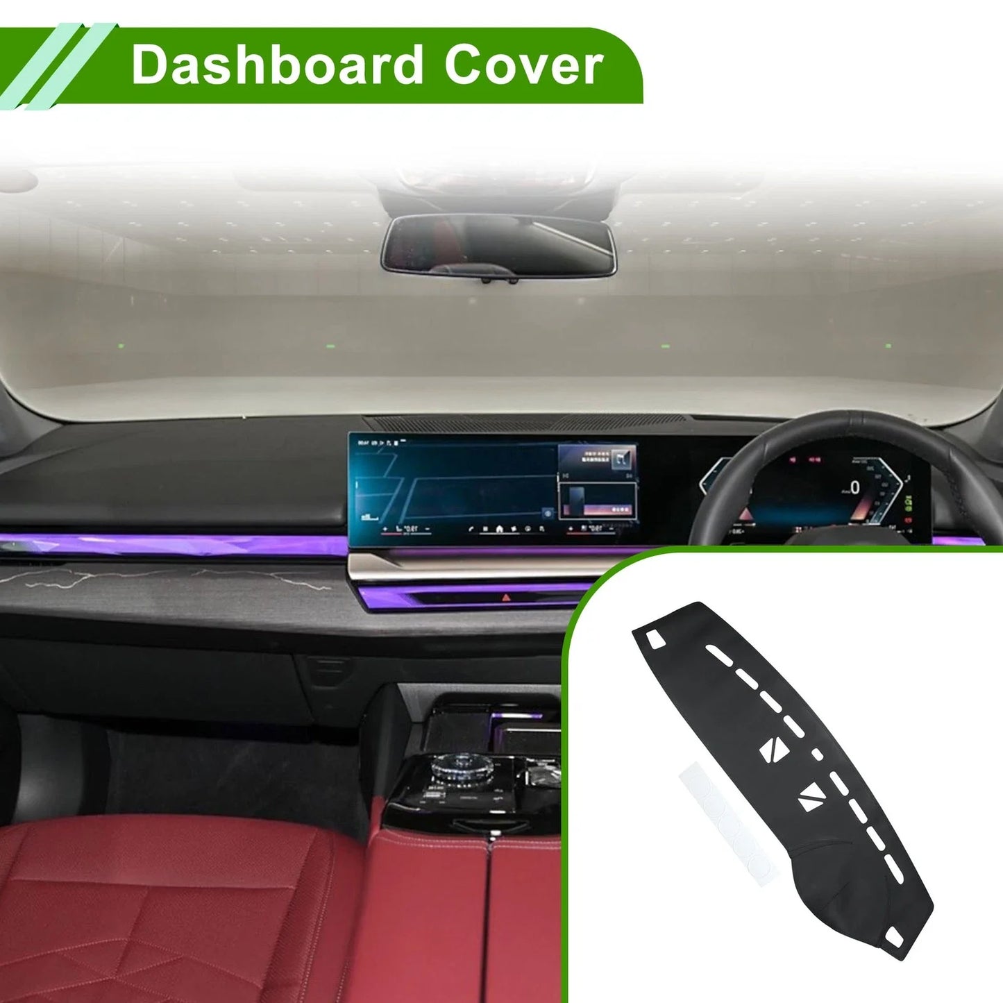 Dashboard Cover for BMW M3 (2009-2013) Black