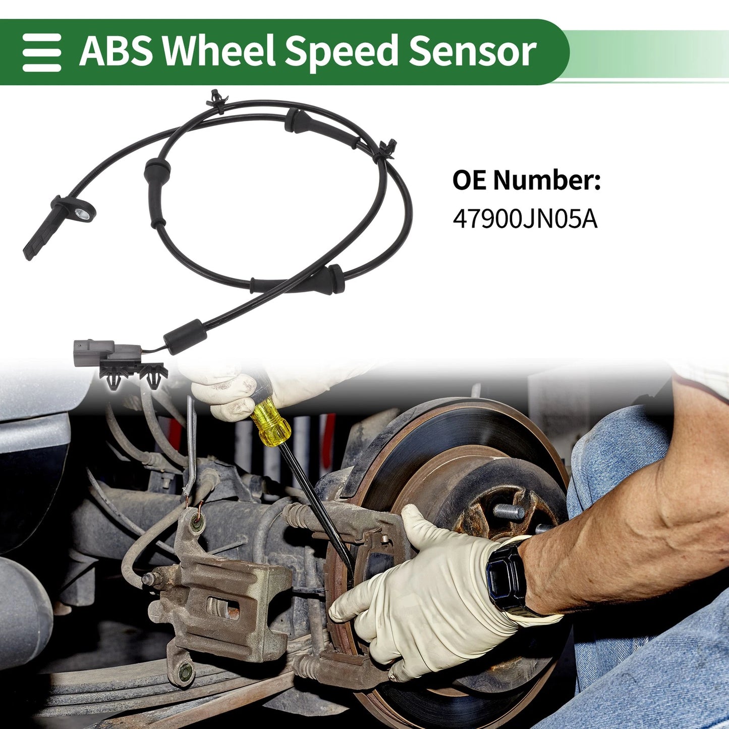 ABS Wheel Speed Sensor No. 47900JN05A for Nissan Teana II (2008–2013)