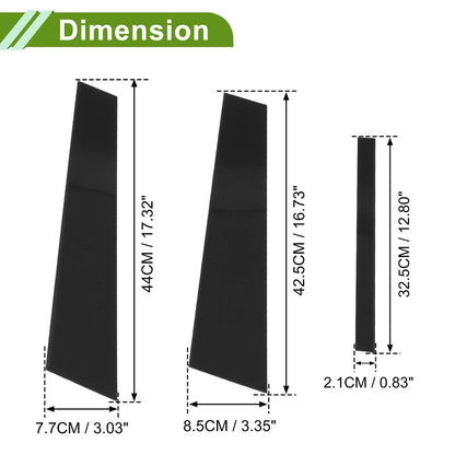 6 x Door Pillar Window Trim for BMW 3-Series (2006 - 2011)
