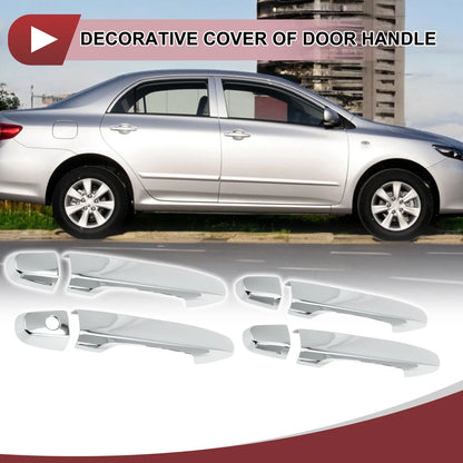 Car Door Handle Cover Set for Honda CR-V 2012-2016 Outside Silver Tone ABS