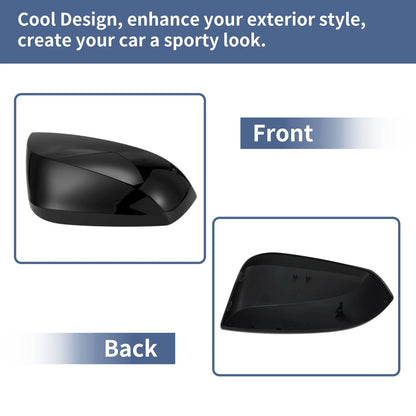 Right Side Mirror Cover Cap for Toyota RAV4 (2019–2023) Gloss Black