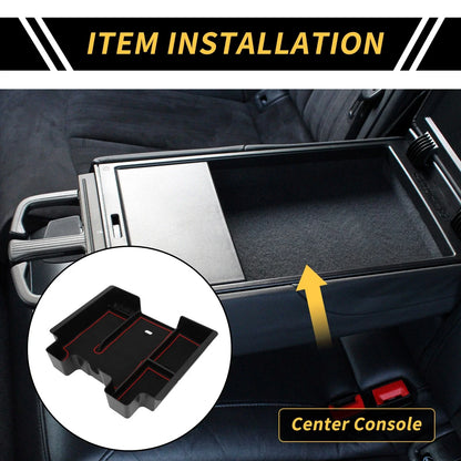 Full Center Console Organizer Tray for Chevy Silverado 1500, GMC (2019-2023)
