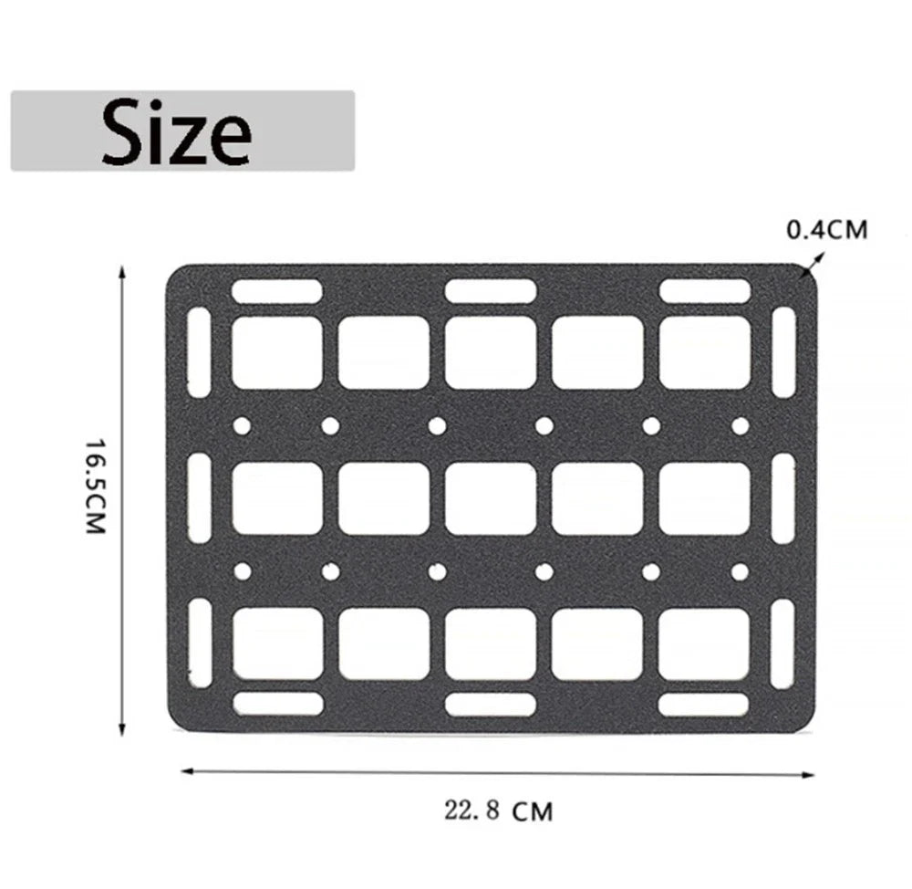 Tactical Molle Panel Car Headrest Gun Rack Storage for Vehicle