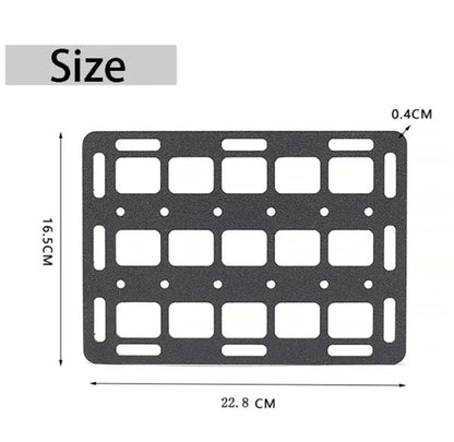 Tactical Molle Panel Car Headrest Gun Rack Storage for Vehicle