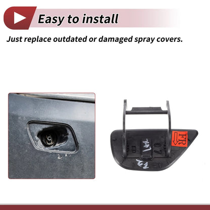 Front Right Washer Nozzle Cover Cap for BMW 535i GT Gray (2010 - 2017)
