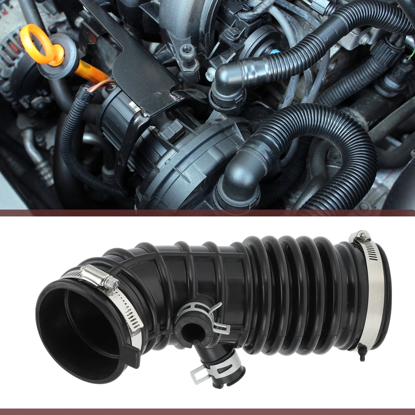 Air Intake Hose with Clamps for Infiniti G37 Q40 Q60 QX50 (2015) No. 16576EY00B