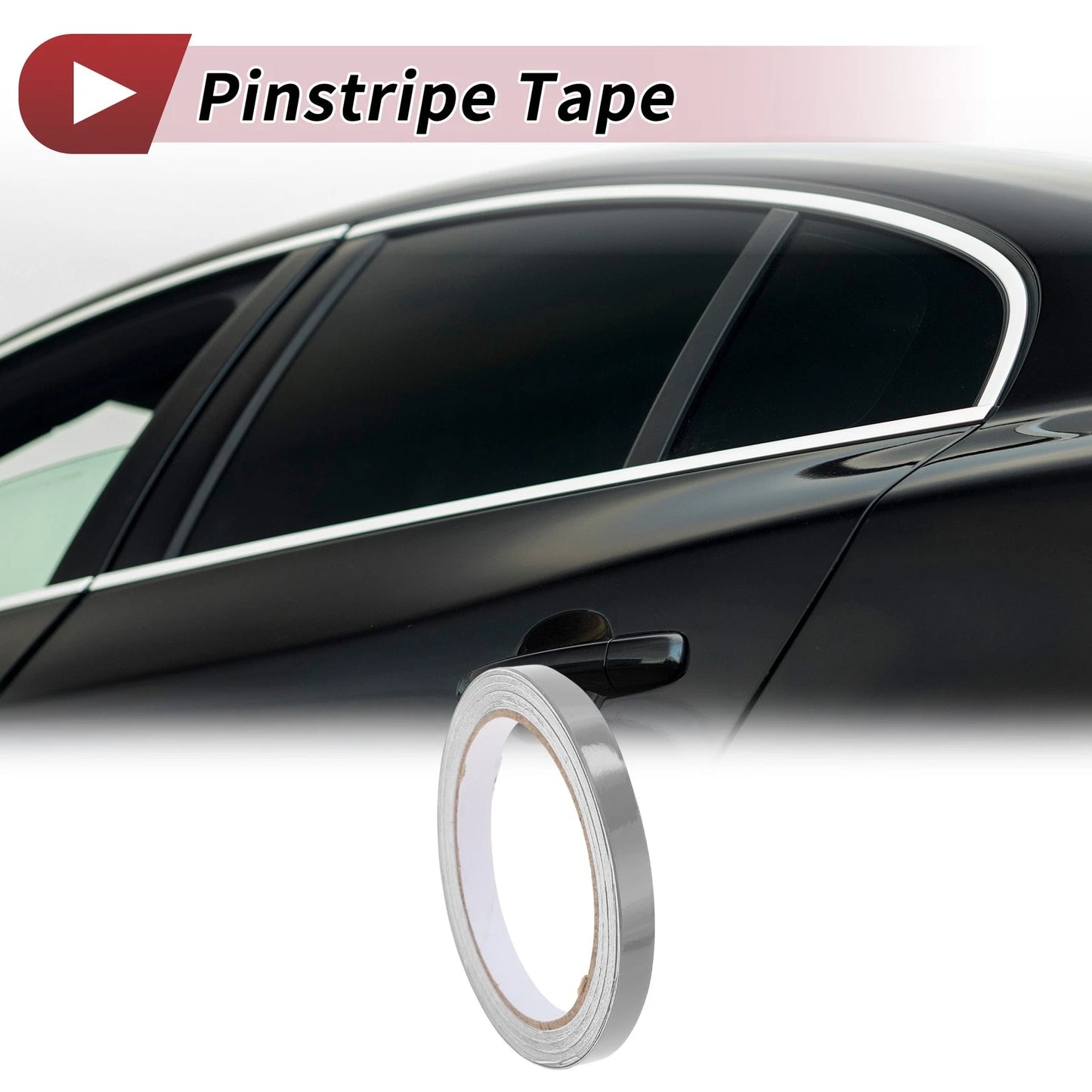 Pinstripe Tape 8mm x 10m for Car Motorcycle Boat Racing Stripes