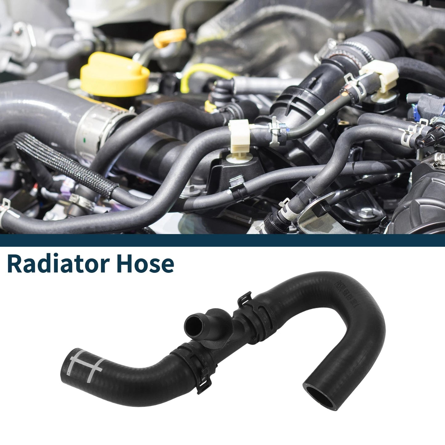 Radiator Hose for Porsche Macan (2015) No. 95B819350A Rubber Coolant Pipe