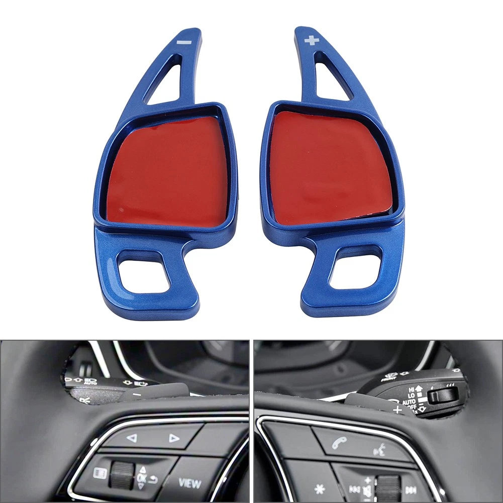 2X Steering Wheel Shift Paddle Shifter Extensions for Audi A5/S5/SQ5/RS3 (2010–2020)