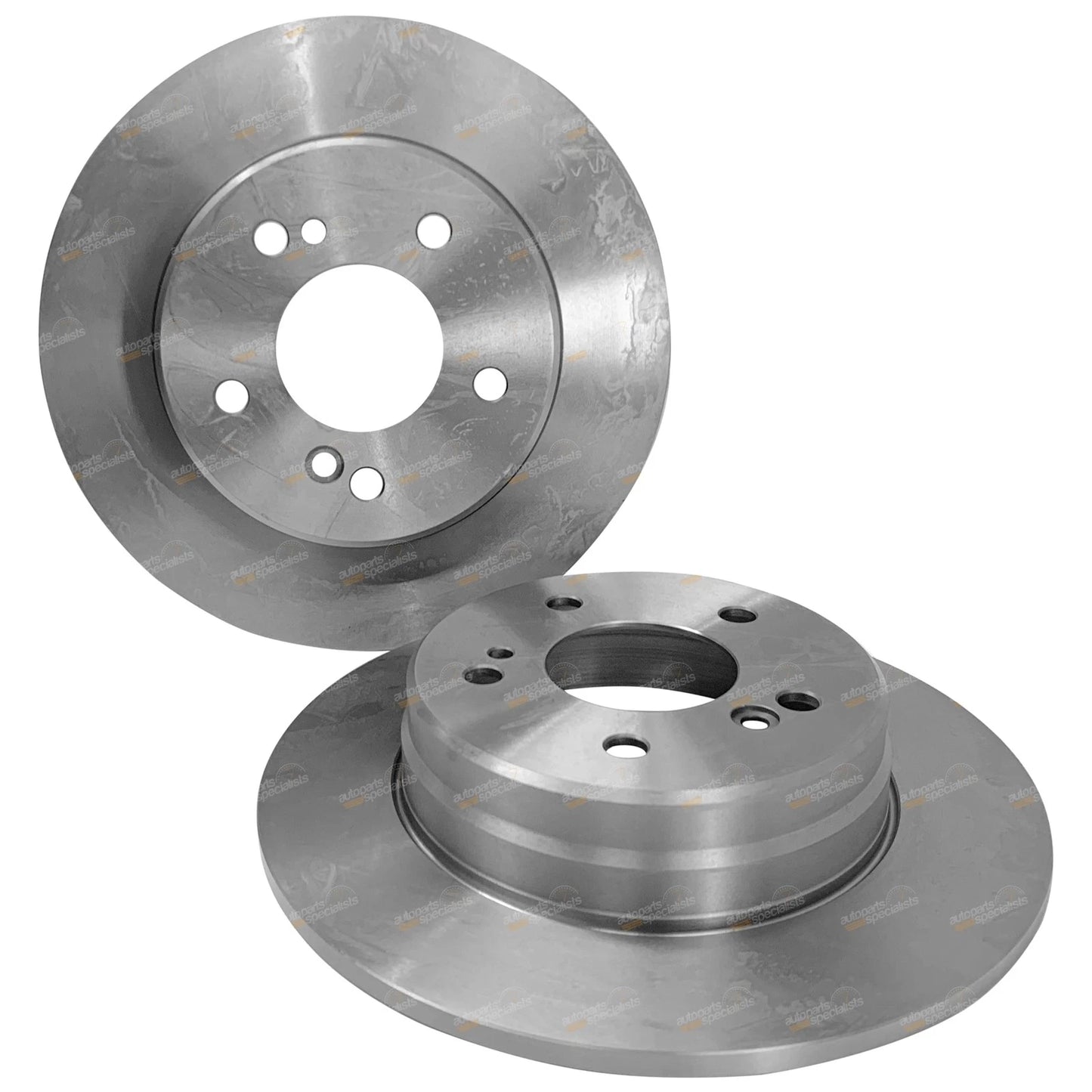 2x Rear Disc Brake Rotors for Mercedes CLK200 (2007–2009)