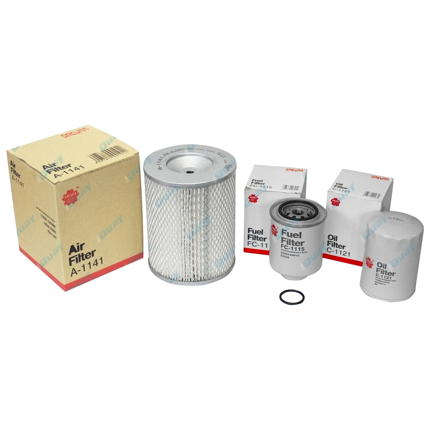 Air Oil Fuel Filter Kit for Hilux LN106 LN107 LN111 LN130 LN86 2.8L 3L 1988~97