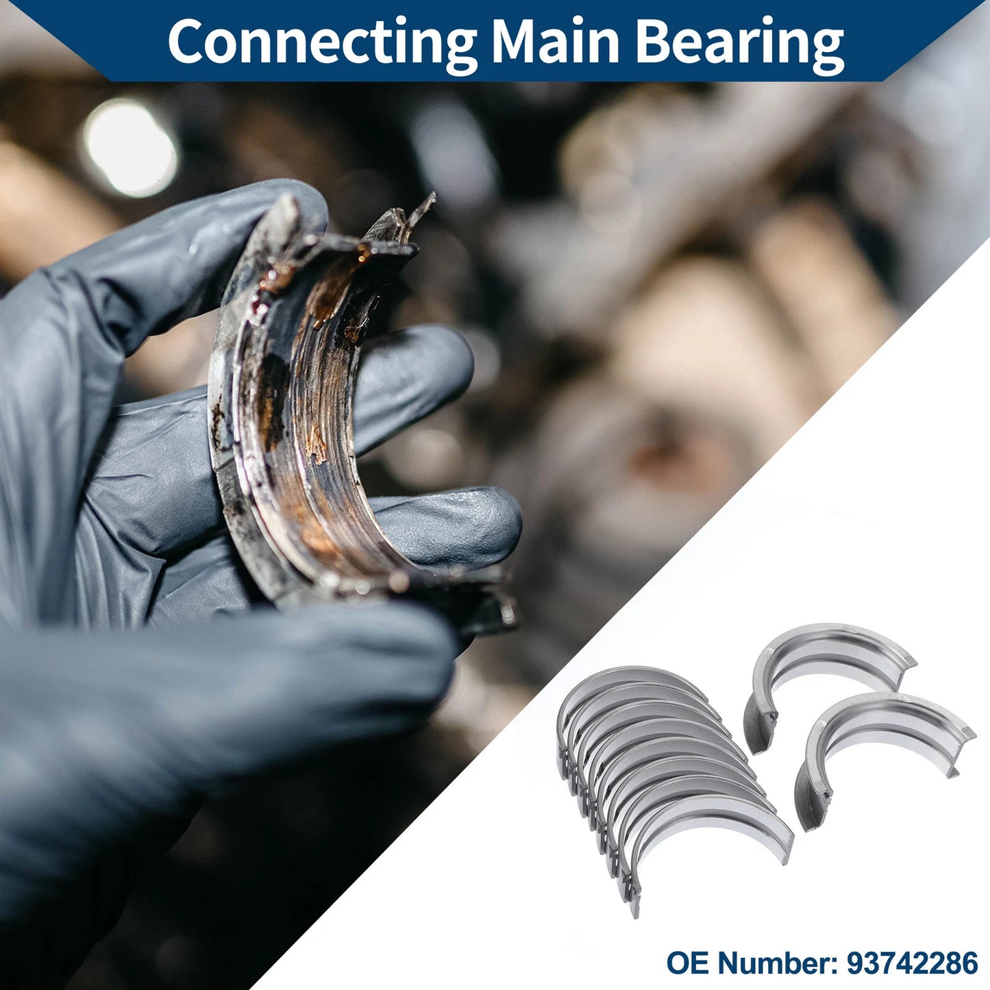 Main Bearing Set No. 93742286 for Chevrolet Cruze (2011–2015)