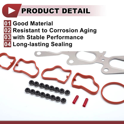 Timing Cover Gasket Kit No.HS54898 for Chevy Cruze 1.4L (2011–2015)
