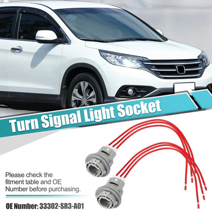 Turn Signal Light Socket Connector for Honda (33302-SR3-A01)