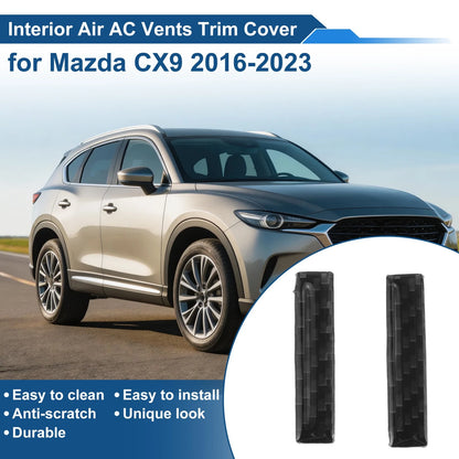 2X Air Condition Outlet Vent Trim Cover Frame for Mazda CX-9 (2007–2015)