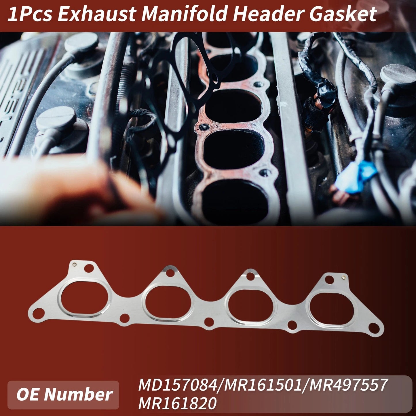 Exhaust Manifold Header Gasket for Mitsubishi Carisma (1995–2006) MD157084