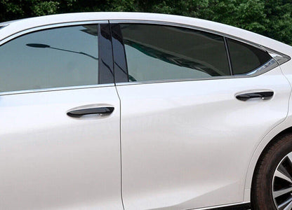 4 x Gloss Black Outer Door Handle Cover Trim for Lexus ES (2019–2024)