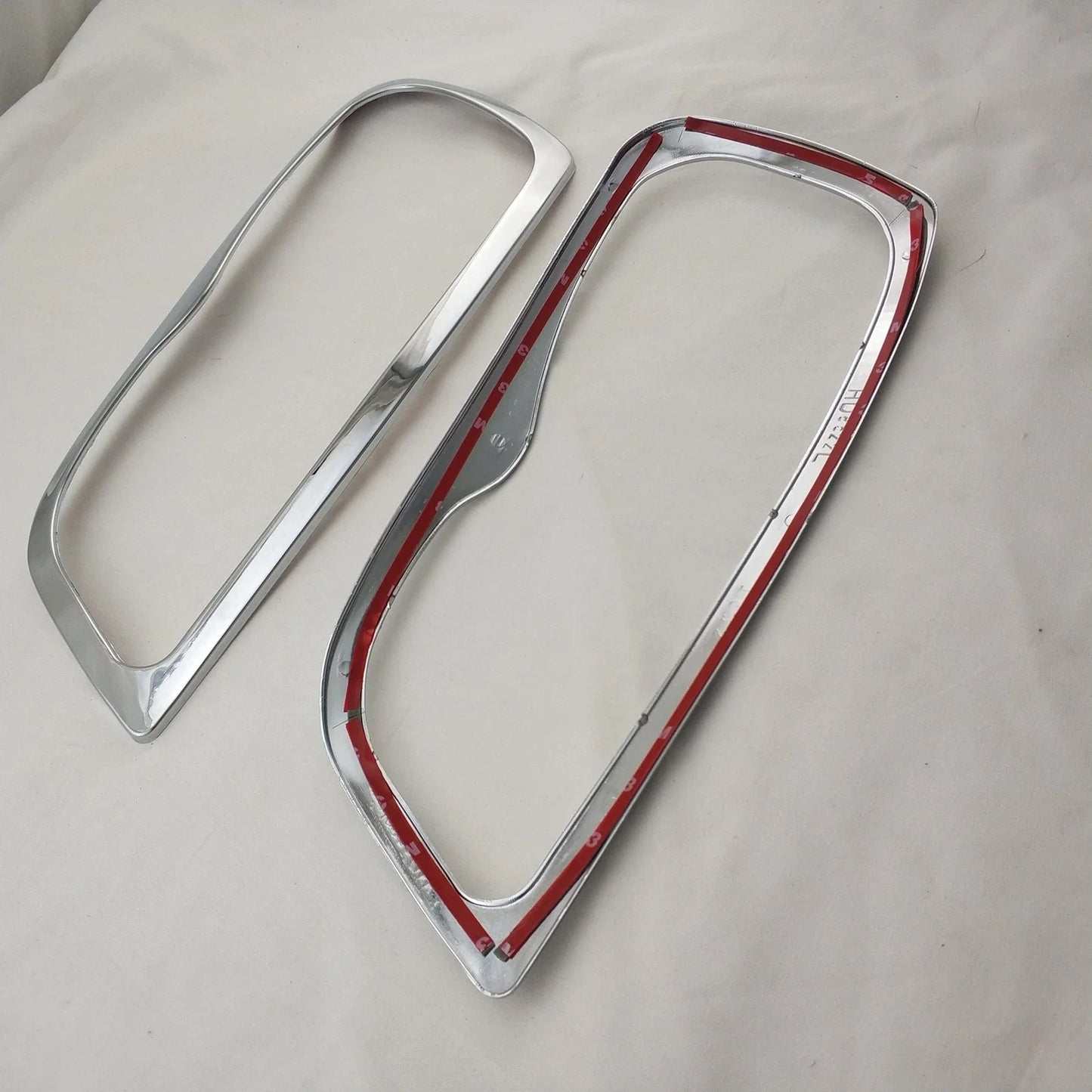 2 x Chrome Exterior Head Light Lamp Cover Trim Decor for Toyota RAV4 (1996–2000)