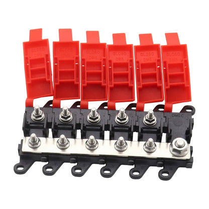 5-Way Fuse Holder 200A Multi-Pole Fuse Block for AU