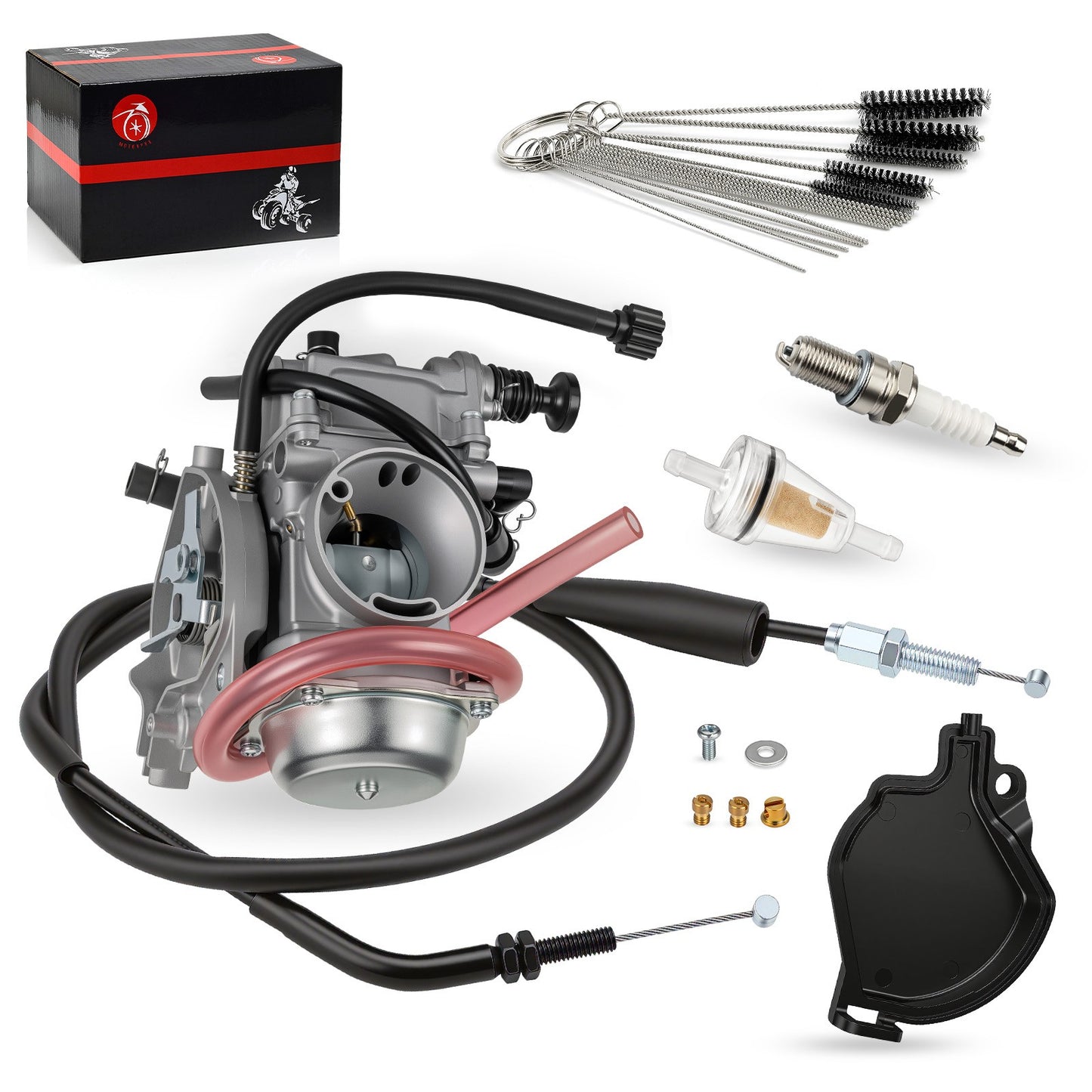 Carburetor with Throttle Cable for Kawasaki Prairie 400 (1999–2002)