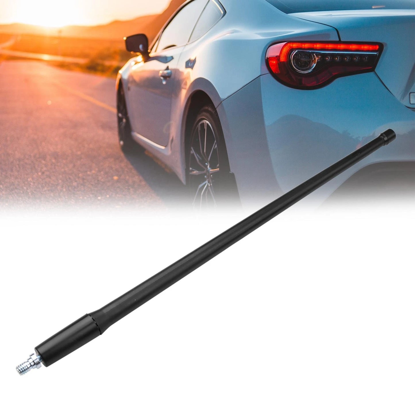Car Radio Antenna Aerial for Jeep Wrangler JK JL (2007–2018) Black