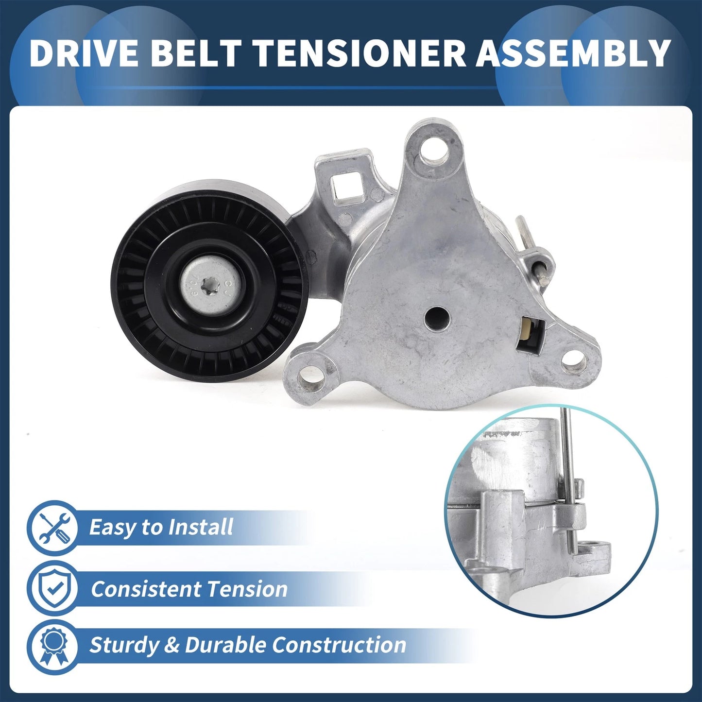 Belt Tensioner for Citroen C4 (2004–2013) No. 5751C0 Metal