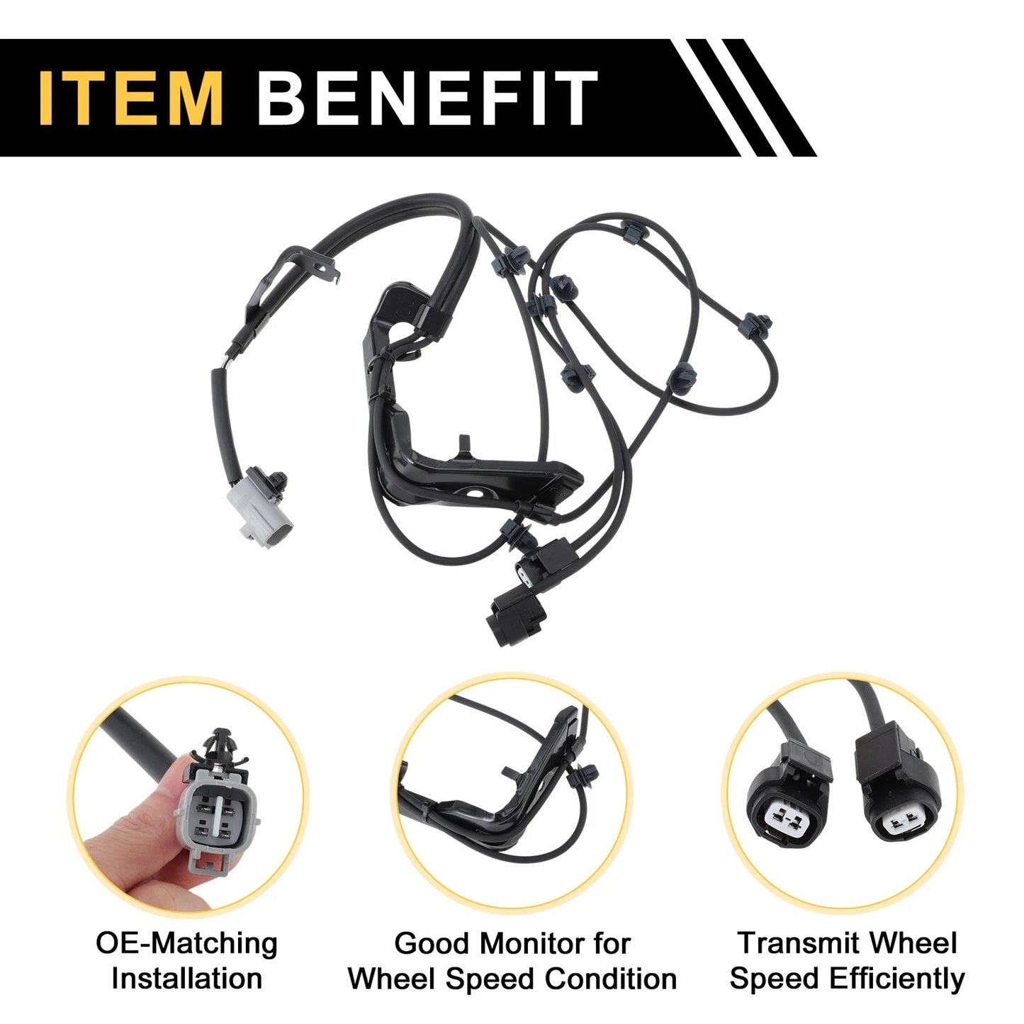 ABS Wheel Speed Sensor No. 895160G030 for Toyota 4Runner (2010–2021)