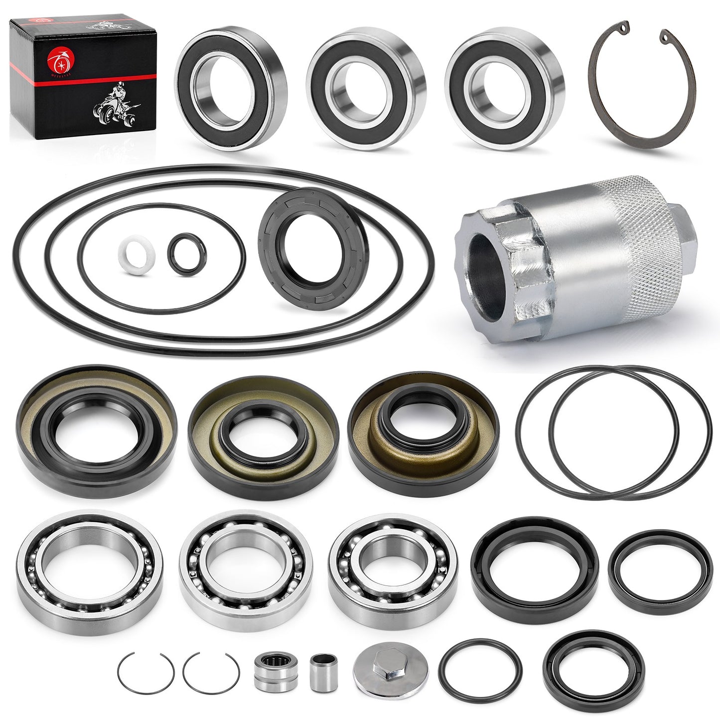 Rear Differential Bearing & Seal for Honda Rancher 350 (2000–2006)