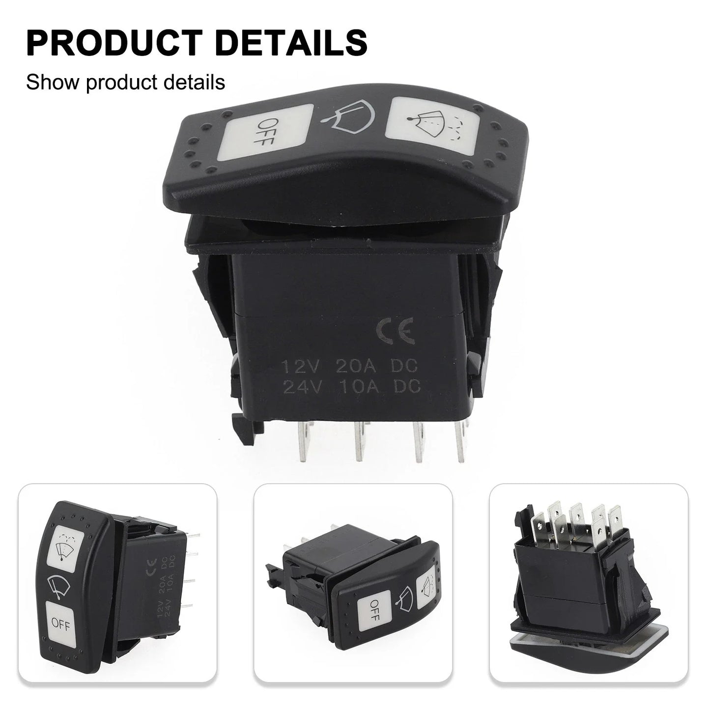 Heavy Duty Windshield Wiper Control Switch for CanAm Defender Maverick