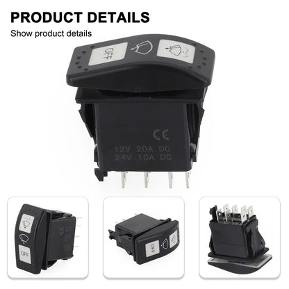Heavy Duty Windshield Wiper Control Switch for CanAm Defender Maverick