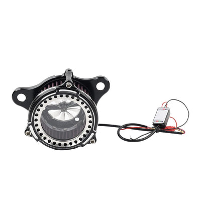 Air Cleaner Intake Filter with Light for Harley Touring, Softail, Dyna