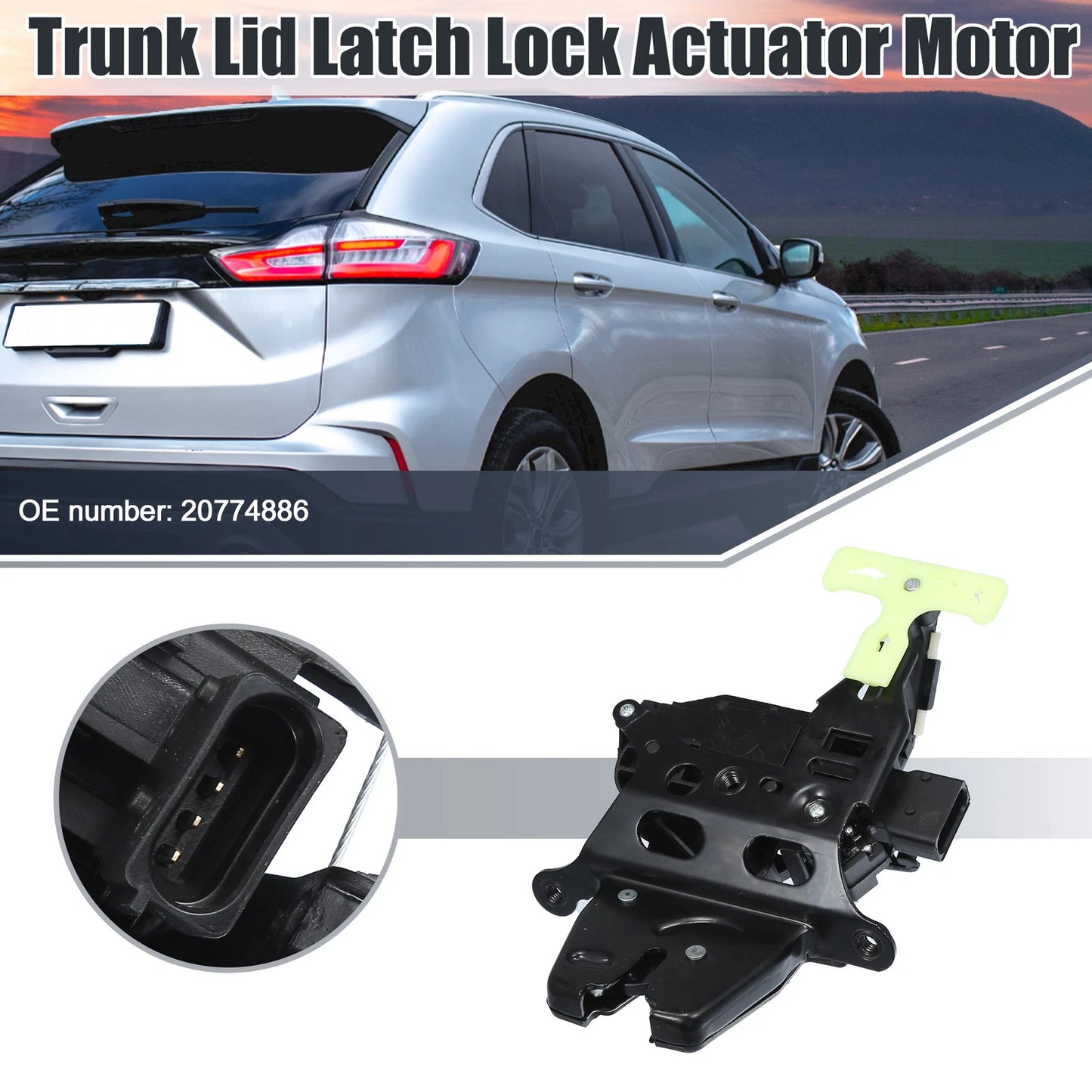 Trunk Lid Latch Lock Actuator Motor for Chevrolet Cobalt (2005–2010) No.20774886