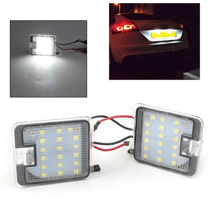 LED License Plate Lights for Ford Fiesta, S-MAX, C-MAX, Kuga, Mondeo, Galaxy (2008–2023)
