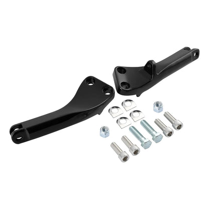 Passenger Foot Peg Mount Brackets for Harley Dyna FXDF FXDL FXDC FXDWG (2006-2017)