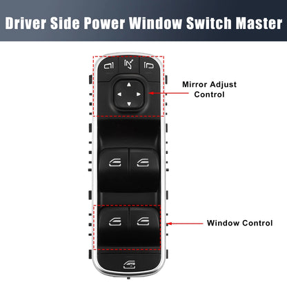 Left Side Power Window Switch A1679050101 for Mercedes A220 CLA250 (2019–2021)
