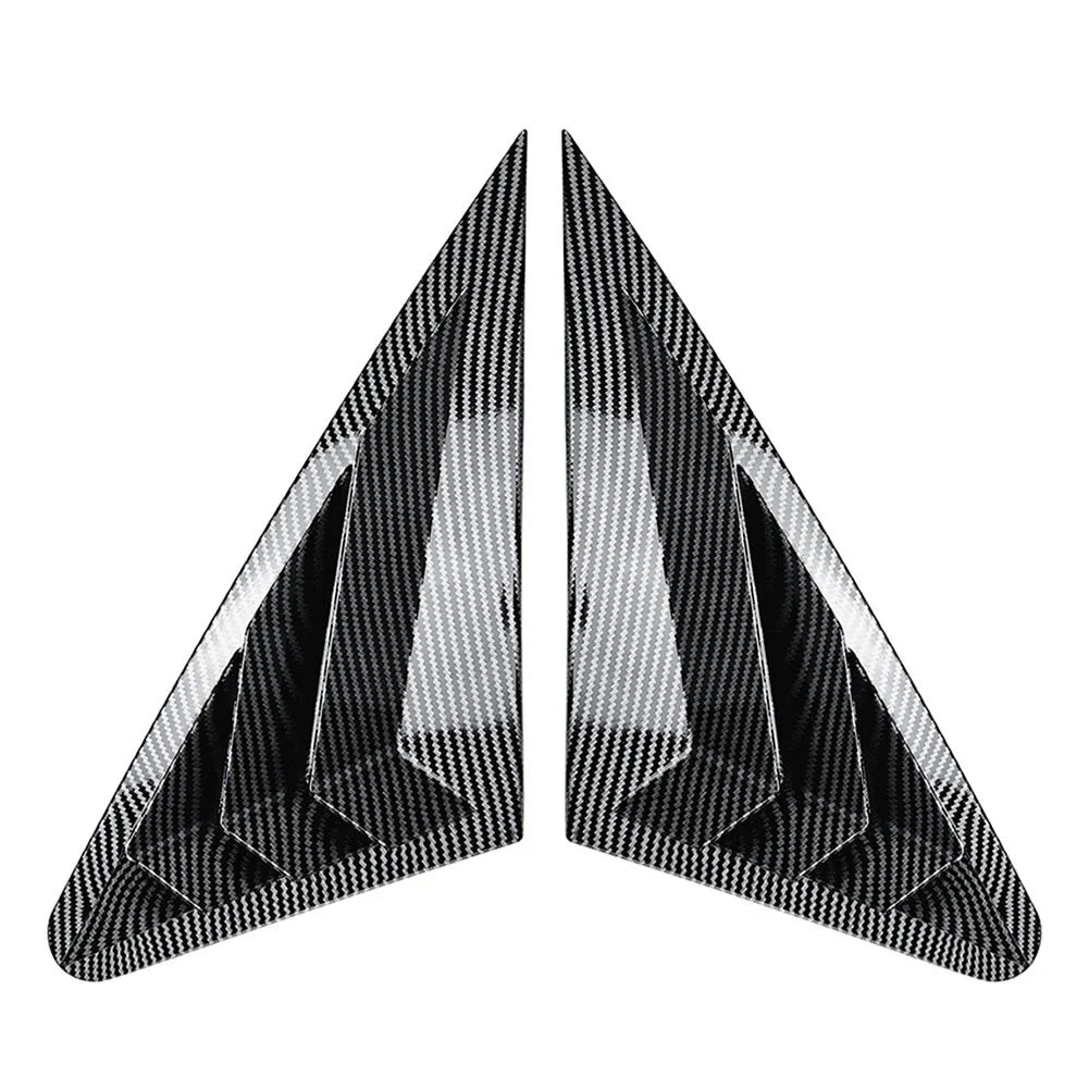 Carbon Rear Window Louver Cover Trim for Audi A3 S3 RS3 Sedan (2014-2020)