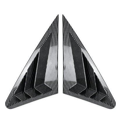 Carbon Rear Window Louver Cover Trim for Audi A3 S3 RS3 Sedan (2014-2020)