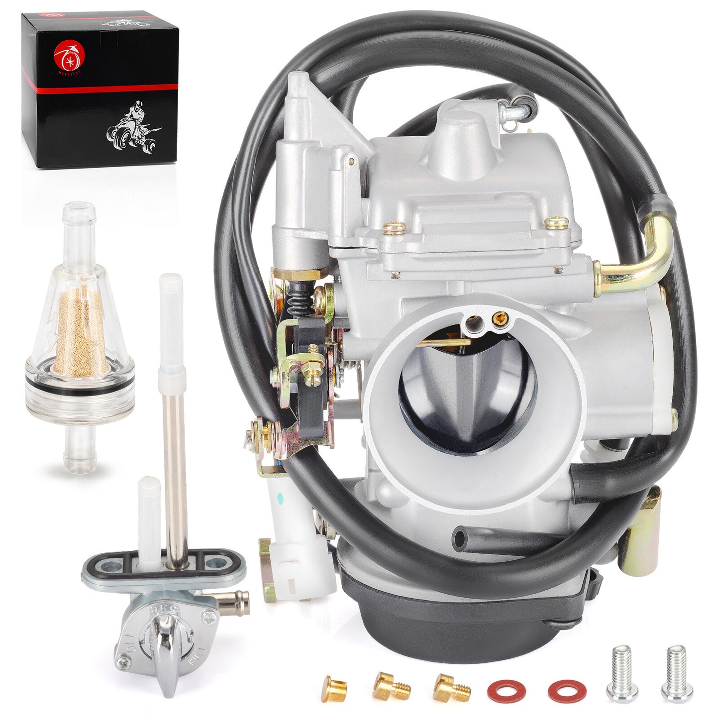Carburetor and Fuel Valve for Yamaha Road Star 1600 1700 (1999–2003)