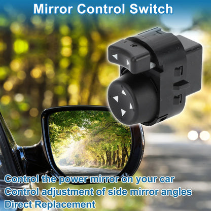 Car Mirror Switch for Chevrolet Malibu 2004-2008 Plastic Black
