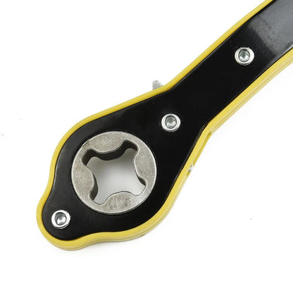 Labor-Saving Ratchet Wrench Scissor Garage Tire Wheel Lug Wrench Hand Tool