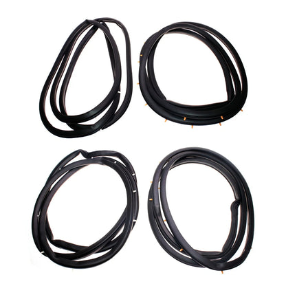 Set of 4 Door Weatherstrips for Honda Civic (1992–1994)