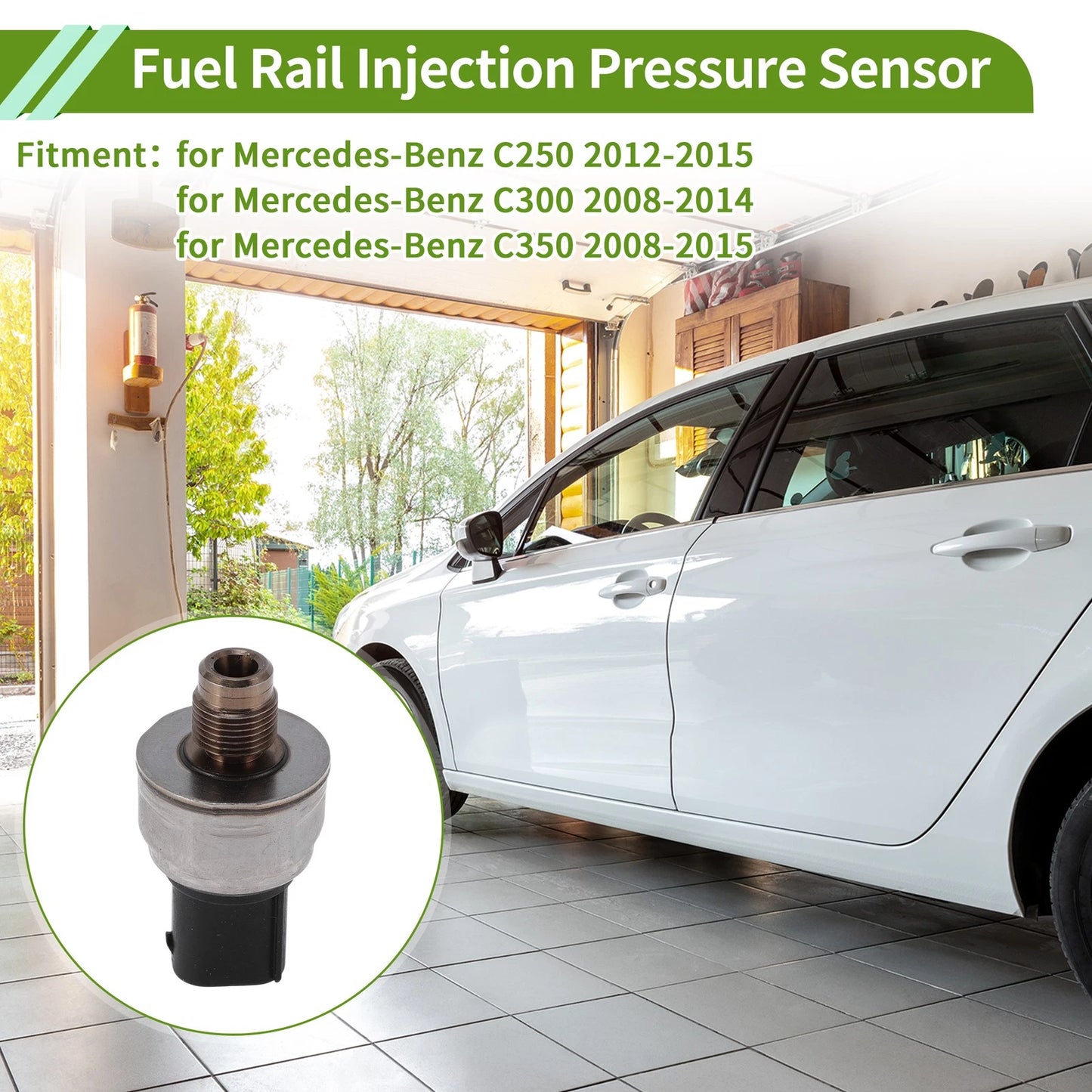 Fuel Injection Pressure Sensor No.0009050901 for Mercedes-Benz C250 (2012–2015)
