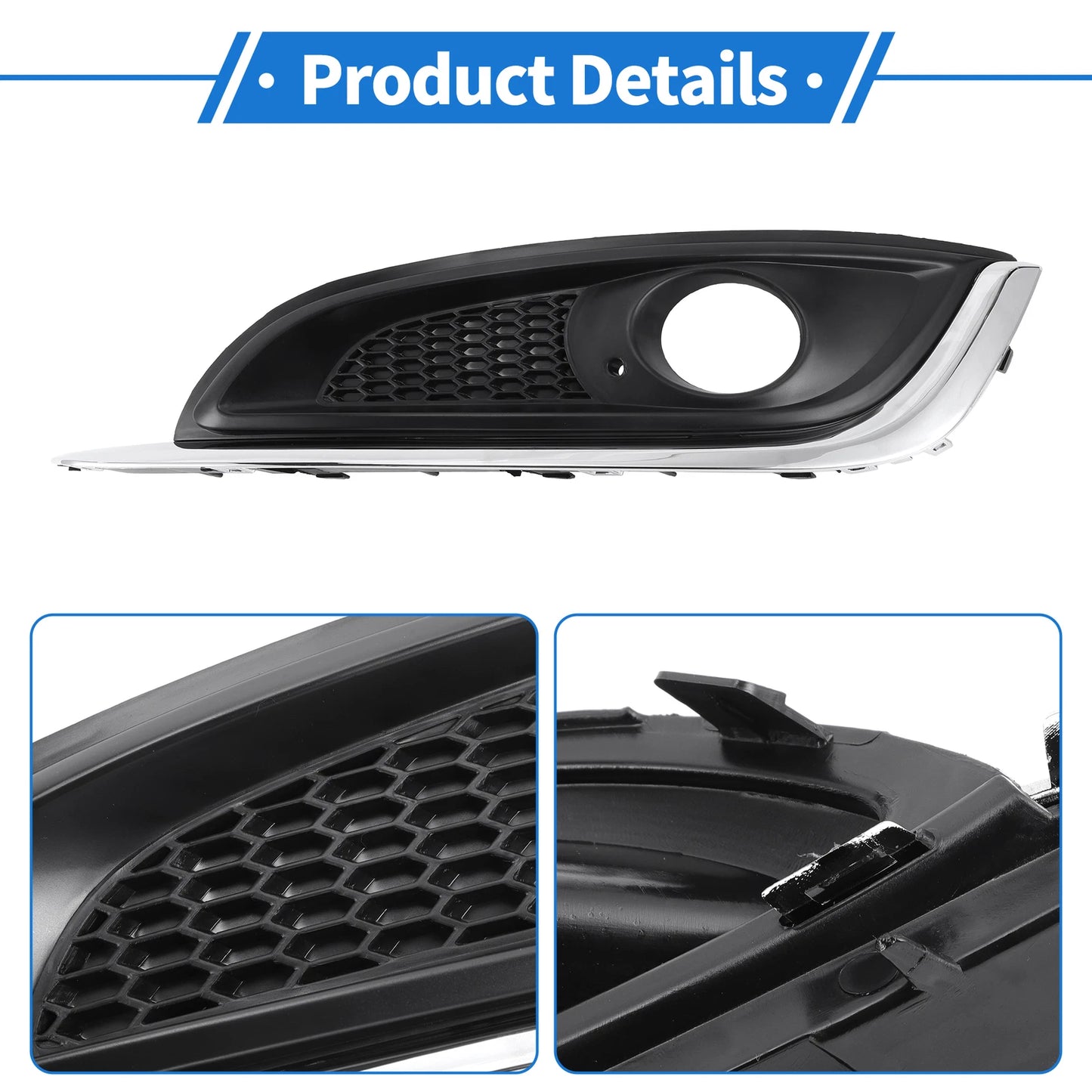 1 Pc Fog Light Grill for Buick Regal (2014–2017) No. 23142357