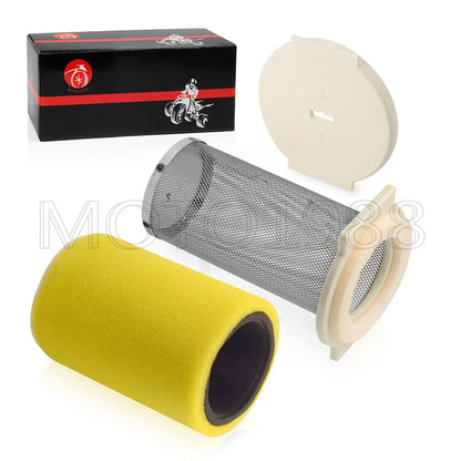 Air Filter & Guide & End Cap for Yamaha Big Bear 350 (1987–1999)