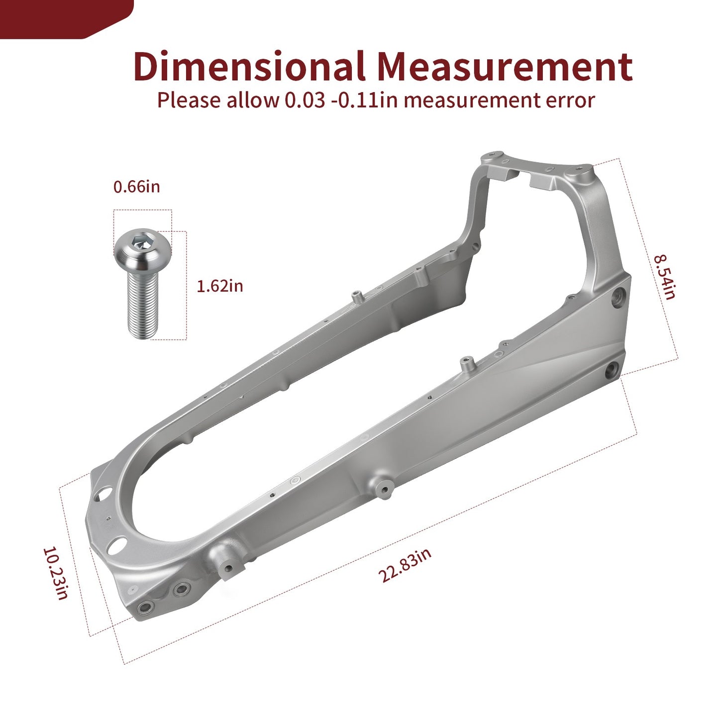 Aluminum Sub Frame with Bolts for Yamaha Raptor 700 700R (2006–2024)