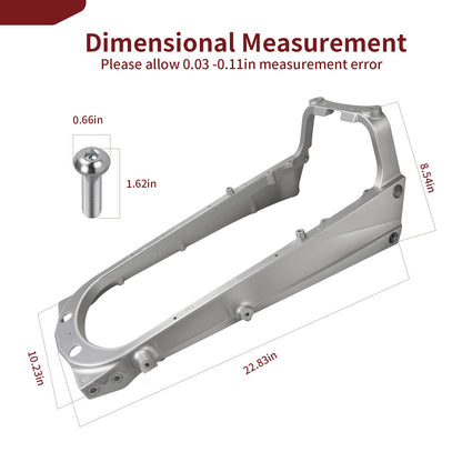 Aluminum Sub Frame with Bolts for Yamaha Raptor 700 700R (2006–2024)