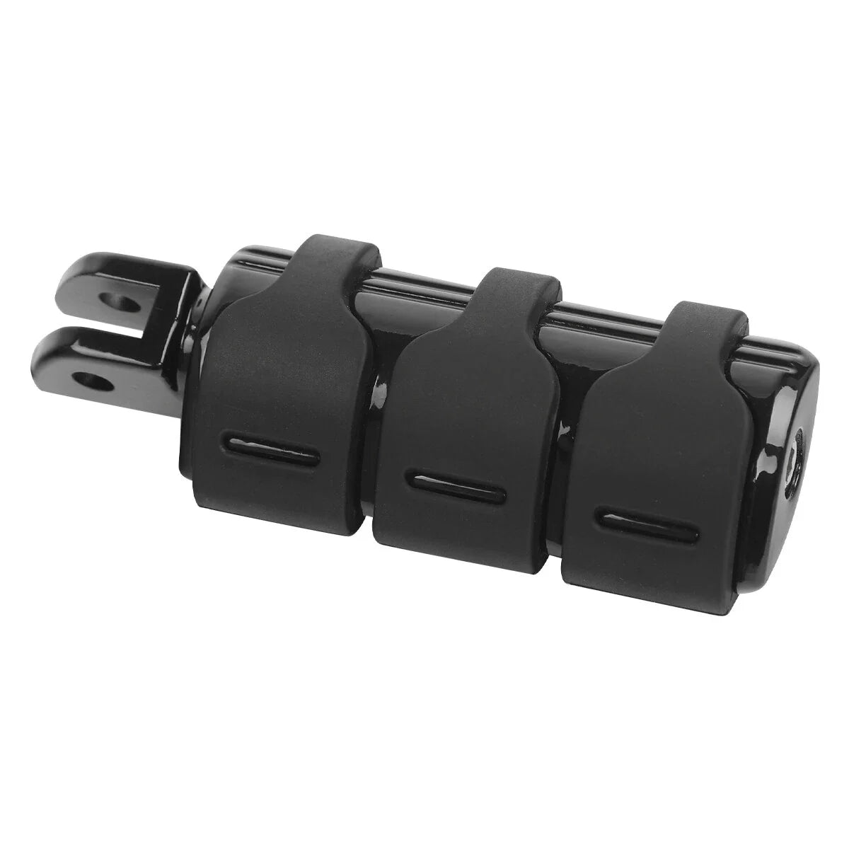 Black Front Rider Driver Footpeg Pegs for Harley Softail Low Rider (2018-2025)