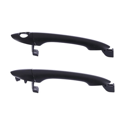 Set of 4 Outer Door Handles for Hyundai Sonata (2010–2014) Black