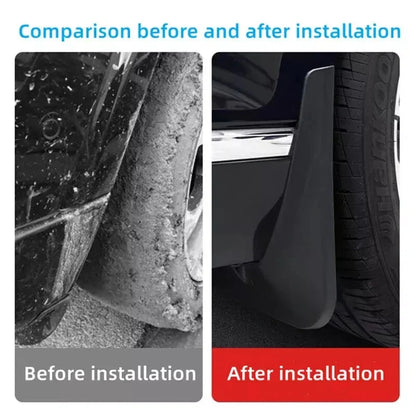 4pcs ABS Mud Flaps Fender Splash Guards for Toyota Wigo